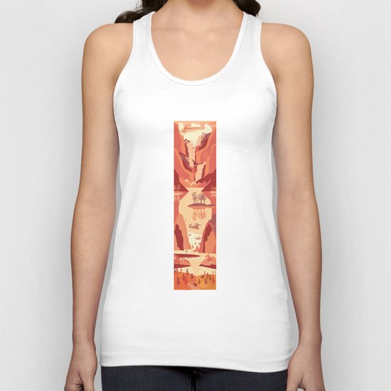 Up The River Unisex Tank Top