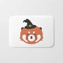 Red Panda in a Witch Hat Bath Mat | Halloween, Witches, Animal, Wizard, Redpanda, Digital, Cute, Animalsinhats, Witch, Graphicdesign 