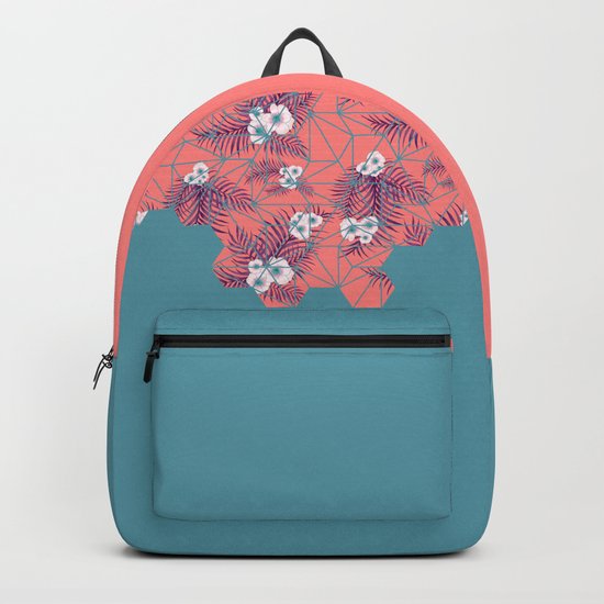 Tropical Fluo Tiles #society6 #decor #buyart Backpack