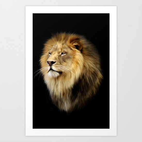 Lion Art Print