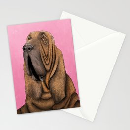 Dog gravity Stationery Cards
