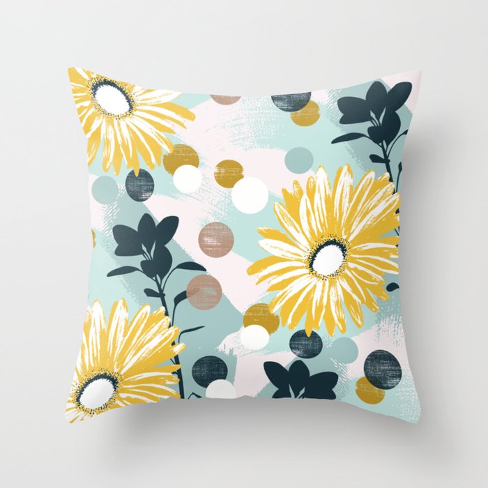 Daisy throw pillow on sale