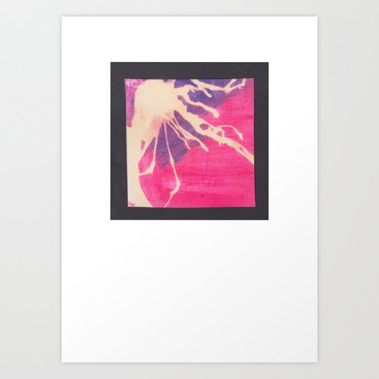 Pink and Purple Art Print