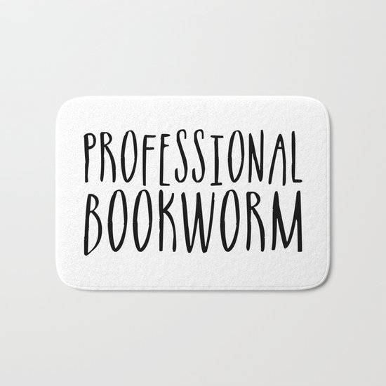 Professional bookworm Bath Mat