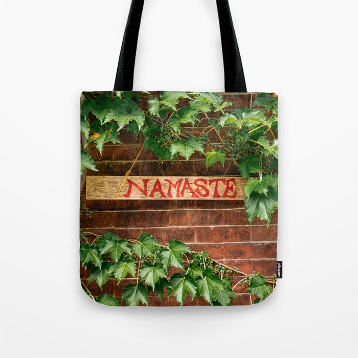 Namaste ... A hidden hello Tote Bag