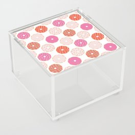 Donuts Pattern - Pink & Orange Acrylic Box