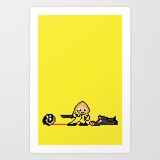 Kill Pixel Bill Art Print