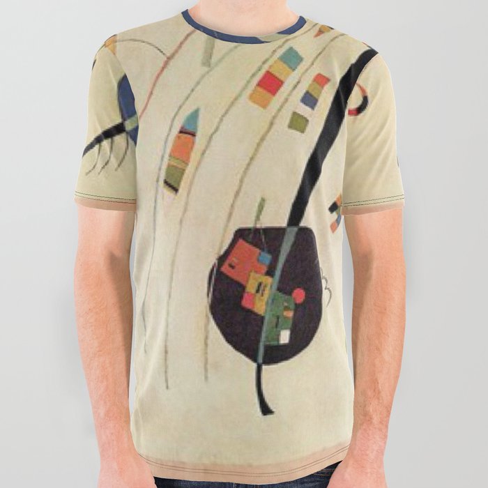Wassily Kandinsky Towards the Blue All Over Graphic Tee