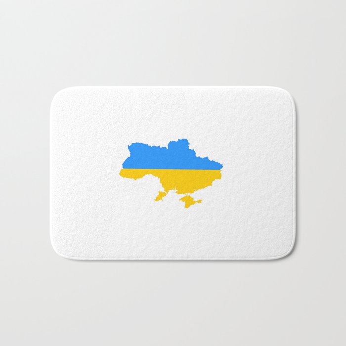 Shape of Country: Ukraine 3 Bath Mat