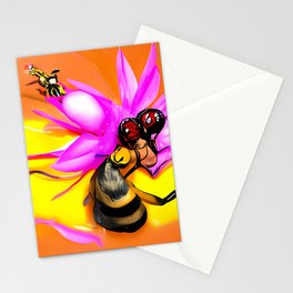 Abstract AI generative ART - Pollinate 3 Stationery Card
