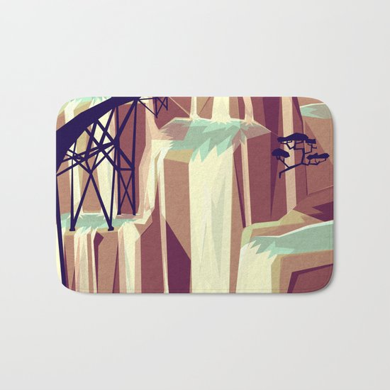 The black bridge Bath Mat