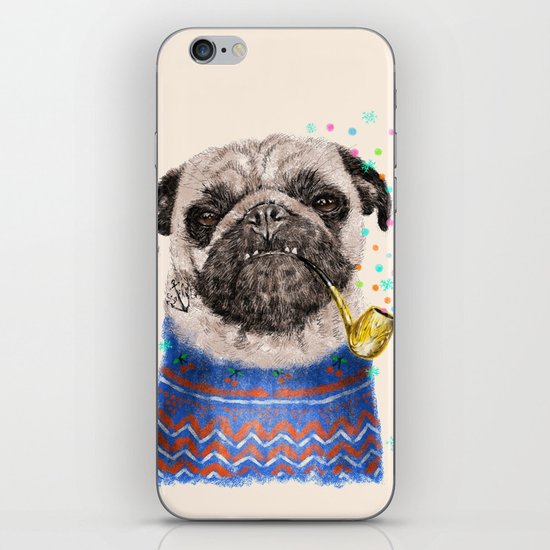 Mr.Pug II iPhone & iPod Skin