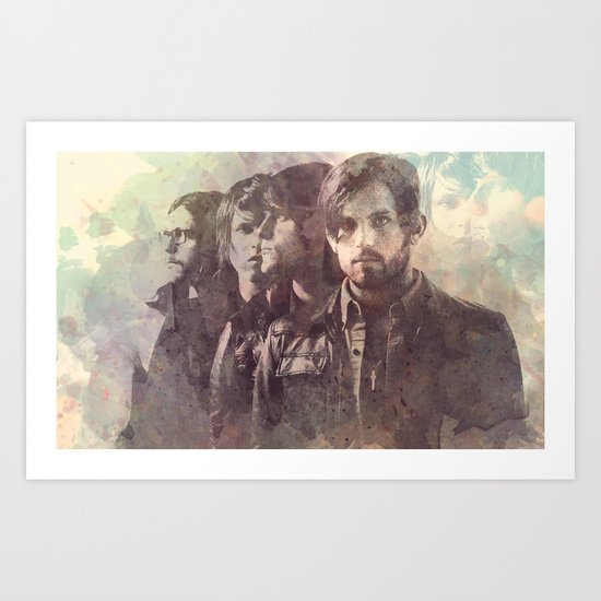 kings of leon Art Print