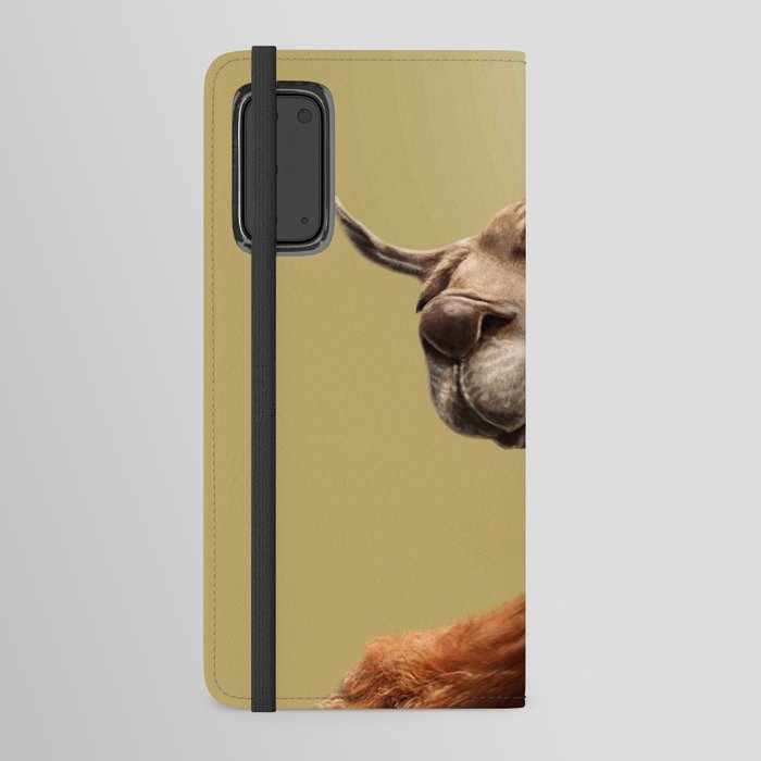 Smiling Llama Selfie Android Wallet Case