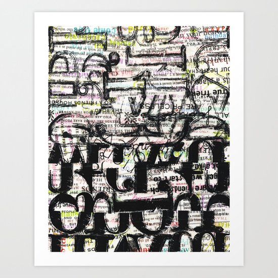 Word Art Print