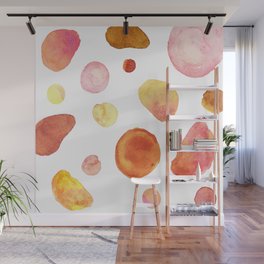 Candy Drops Rose Gold Wall Mural