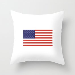 American Flag, Stars and Stripes. Pure and simple. Throw Pillow