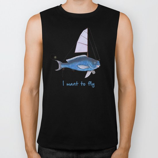I want to fly II Biker Tank