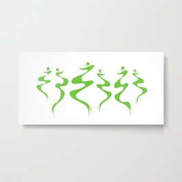 Dancers green Metal Print | Frostworksart, Design, Aaronfrostart, Drawing, Dancers, Aaronfrostarr, Art, Frostworks 