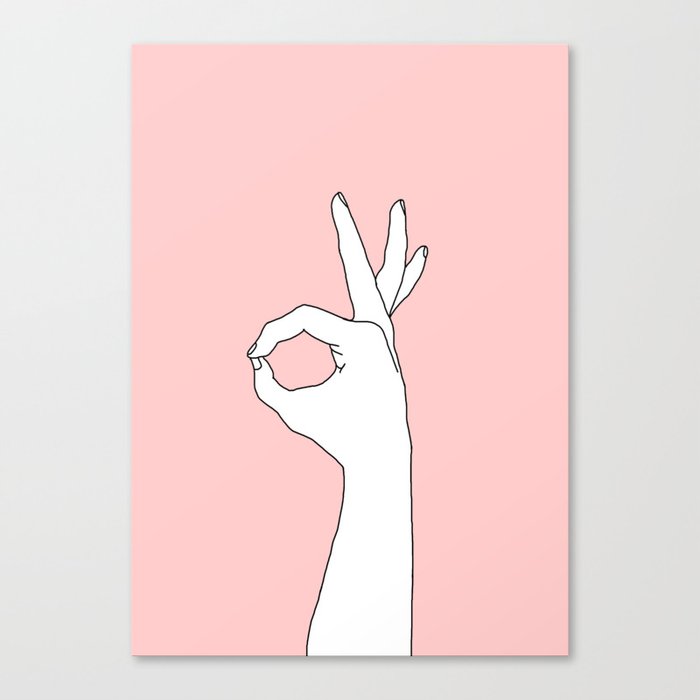 OK Canvas Print