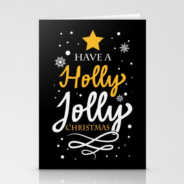 Have A Holly Jolly Christmas Stationery Cards