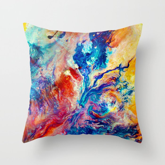 colorful throw pillows bedroom