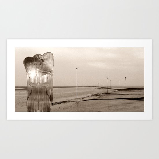 NORTHSEA ANGEL Art Print