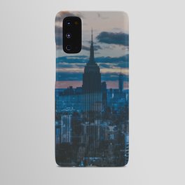 New York City Manhattan and Central Park double exposure Android Case