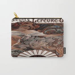 Alphonse Mucha Biscuits Lefevre Utile,No.3, Carry-All Pouch