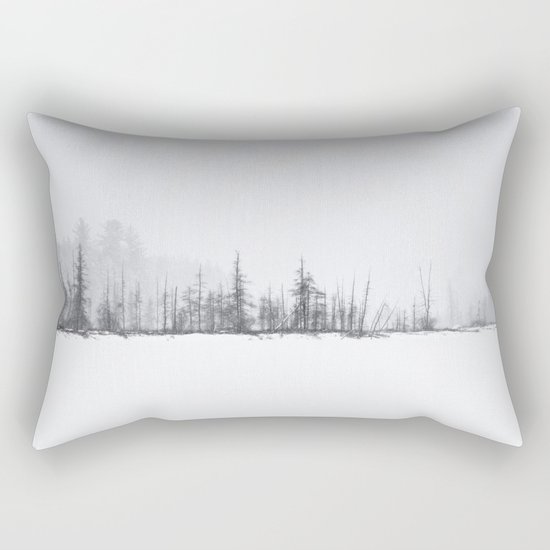winter landscape Rectangular Pillow
