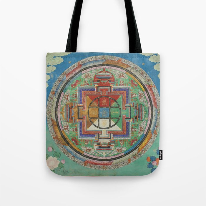 Tibetan Mandala Tote Bag
