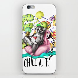 Chill A. F. iPhone Skin