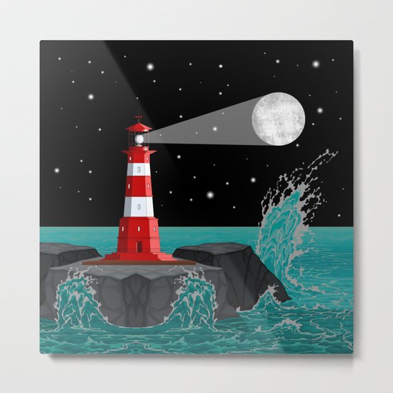 Moon Maker Metal Print