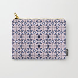 Interesting pretty pink and blue abstract pattern Carry-All Pouch