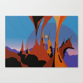 Fall of the Ancient World Canvas Print