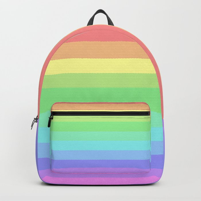 Pastel Rainbow Backpack by Whimsical Notions Design