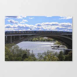Stockholm bridge Canvas Print