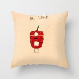 Dr. Pepper Throw Pillow