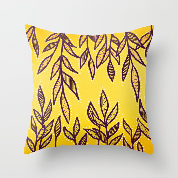 Pattern with dots Throw Pillow