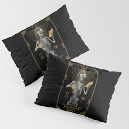 The Reader X Tarot Card Pillow Sham