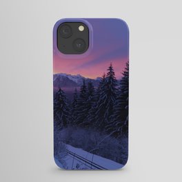 Winter Sunset iPhone Case