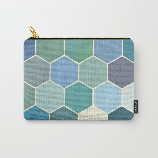 Shades of Blue Carry-All Pouch