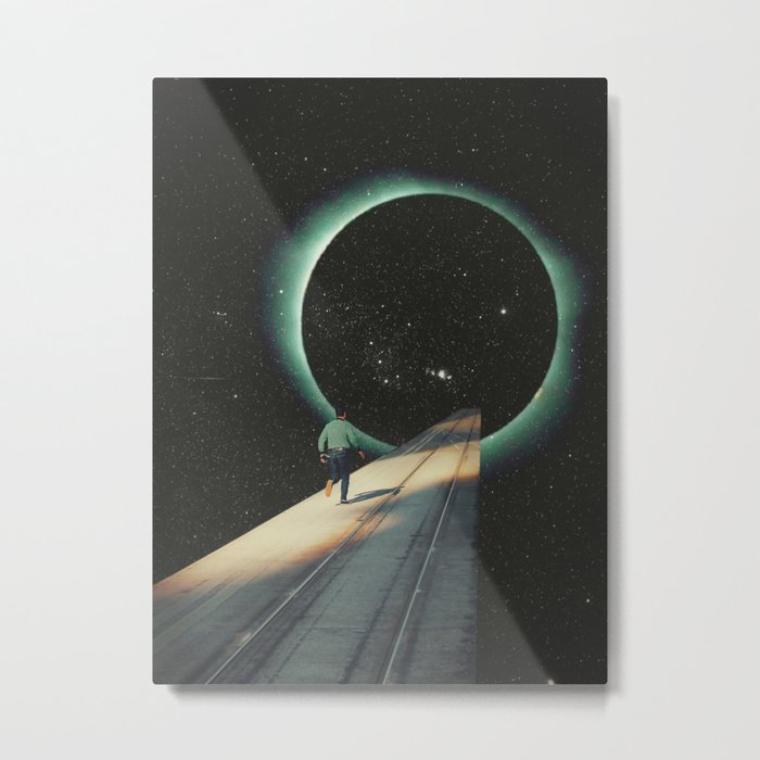 Escaping into the Void Metal Print