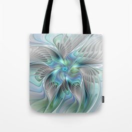 Abstract Butterfly, Fantasy Fractal Art Tote Bag