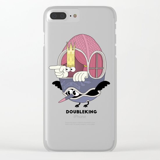 DOUBLE KING: Ovum Regia Clear iPhone Case