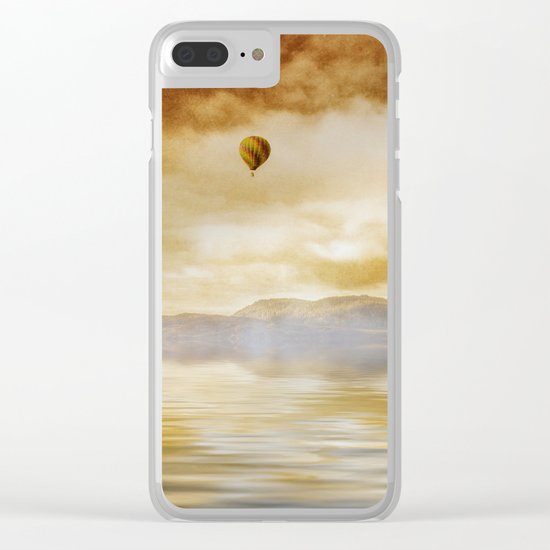 Hot Air Balloon Escape Clear iPhone Case