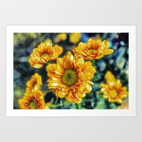 Sunny Flowers Art Print