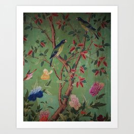 Chinoiserie Ginger Jar Art Prints Set of 4 Asian Art Chinoiserie Wall Art Chinoiserie Print Vintage French Art Gallery Wall Art