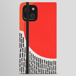Sunshine And Rain Abstract iPhone Wallet Case