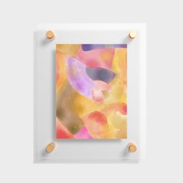 Abstract watercolor composition Floating Acrylic Print